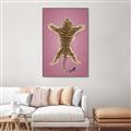 Picture of Tiger on Pink _GroupedProduct_Rectangle_Portrait_Canvas_Framed_