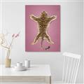 Picture of Tiger on Pink _GroupedProduct_Rectangle_Portrait_Unframed_Print_Only_