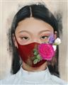 Picture of Masked Girl III _GroupedProduct_Rectangle_Portrait_Unframed_Print_Only_