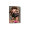 Picture of Masked Girl II _GroupedProduct_Rectangle_Portrait_Canvas_