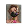 Picture of Masked Girl II _GroupedProduct_Rectangle_Portrait_Canvas_