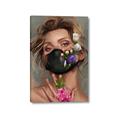 Picture of Masked Girl II _GroupedProduct_Rectangle_Portrait_Canvas_
