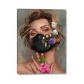 Picture of Masked Girl II _GroupedProduct_Rectangle_Portrait_Canvas_