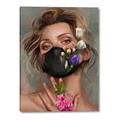 Picture of Masked Girl II _GroupedProduct_Rectangle_Portrait_Canvas_