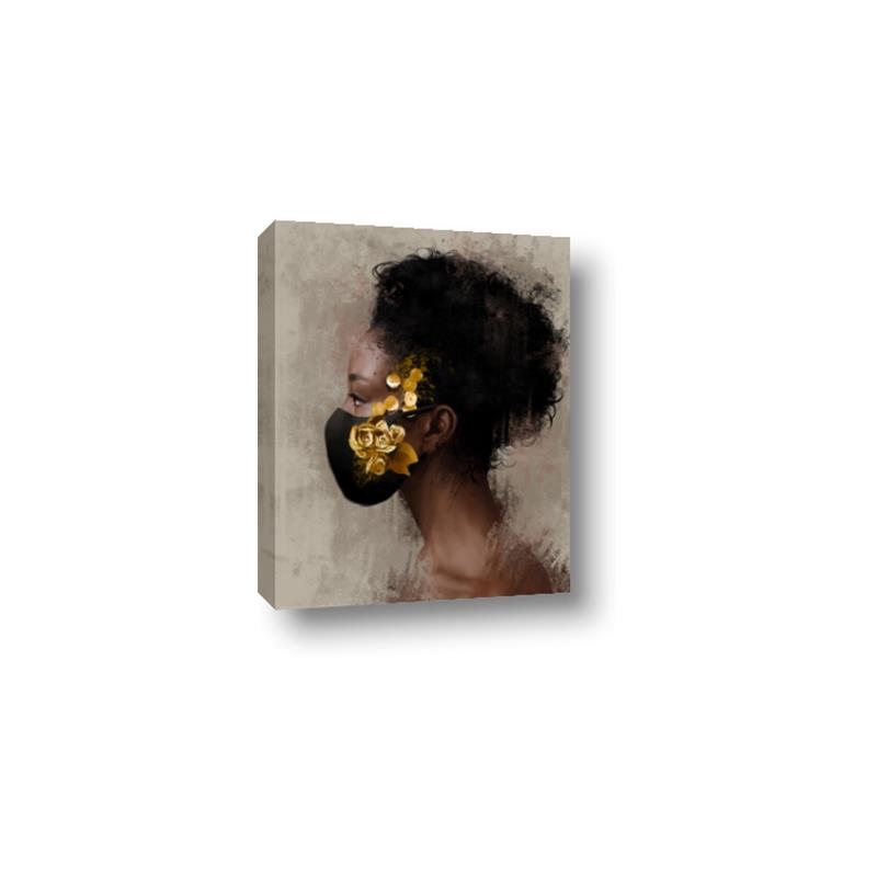 Picture of Masked Girl IV _GroupedProduct_Rectangle_Portrait_Canvas_