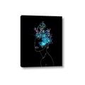 Picture of Neon Flower Girl on Black  _GroupedProduct_Rectangle_Portrait_Canvas_