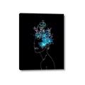 Picture of Neon Flower Girl on Black  _GroupedProduct_Rectangle_Portrait_Canvas_
