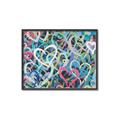 Picture of Painted Hearts _GroupedProduct_Rectangle_Landscape_Canvas_Framed_
