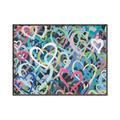 Picture of Painted Hearts _GroupedProduct_Rectangle_Landscape_Canvas_Framed_