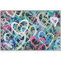 Picture of Painted Hearts _GroupedProduct_Rectangle_Landscape_Canvas_Framed_