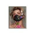 Picture of Masked Girl II _GroupedProduct_Rectangle_Portrait_Canvas_Framed_