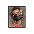 Picture of Masked Girl II _GroupedProduct_Rectangle_Portrait_Canvas_Framed_