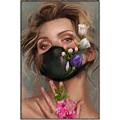 Picture of Masked Girl II _GroupedProduct_Rectangle_Portrait_Canvas_Framed_
