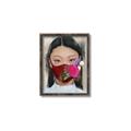 Picture of Masked Girl III _GroupedProduct_Rectangle_Portrait_Canvas_Framed_