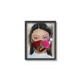 Picture of Masked Girl III _GroupedProduct_Rectangle_Portrait_Canvas_Framed_