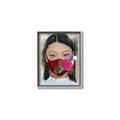 Picture of Masked Girl III _GroupedProduct_Rectangle_Portrait_Canvas_Framed_