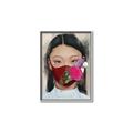 Picture of Masked Girl III _GroupedProduct_Rectangle_Portrait_Canvas_Framed_