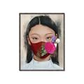 Picture of Masked Girl III _GroupedProduct_Rectangle_Portrait_Canvas_Framed_