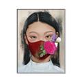 Picture of Masked Girl III _GroupedProduct_Rectangle_Portrait_Canvas_Framed_