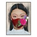 Picture of Masked Girl III _GroupedProduct_Rectangle_Portrait_Canvas_Framed_