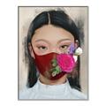 Picture of Masked Girl III _GroupedProduct_Rectangle_Portrait_Canvas_Framed_