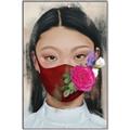 Picture of Masked Girl III _GroupedProduct_Rectangle_Portrait_Canvas_Framed_