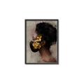 Picture of Masked Girl IV _GroupedProduct_Rectangle_Portrait_Canvas_Framed_