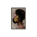 Picture of Masked Girl IV _GroupedProduct_Rectangle_Portrait_Canvas_Framed_