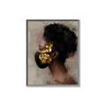 Picture of Masked Girl IV _GroupedProduct_Rectangle_Portrait_Canvas_Framed_