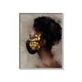 Picture of Masked Girl IV _GroupedProduct_Rectangle_Portrait_Canvas_Framed_