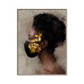Picture of Masked Girl IV _GroupedProduct_Rectangle_Portrait_Canvas_Framed_