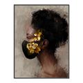 Picture of Masked Girl IV _GroupedProduct_Rectangle_Portrait_Canvas_Framed_