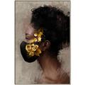 Picture of Masked Girl IV _GroupedProduct_Rectangle_Portrait_Canvas_Framed_