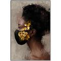 Picture of Masked Girl IV _GroupedProduct_Rectangle_Portrait_Canvas_Framed_