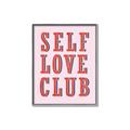 Picture of Self Love Club _GroupedProduct_Rectangle_Portrait_Canvas_Framed_