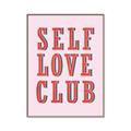 Picture of Self Love Club _GroupedProduct_Rectangle_Portrait_Canvas_Framed_