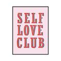 Picture of Self Love Club _GroupedProduct_Rectangle_Portrait_Canvas_Framed_