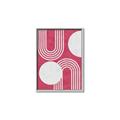Picture of Bright Pink Abstract I  _GroupedProduct_Rectangle_Portrait_Canvas_Framed_