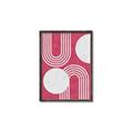 Picture of Bright Pink Abstract I  _GroupedProduct_Rectangle_Portrait_Canvas_Framed_