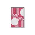Picture of Bright Pink Abstract I  _GroupedProduct_Rectangle_Portrait_Canvas_Framed_