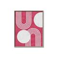 Picture of Bright Pink Abstract I  _GroupedProduct_Rectangle_Portrait_Canvas_Framed_