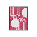 Picture of Bright Pink Abstract I  _GroupedProduct_Rectangle_Portrait_Canvas_Framed_