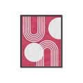 Picture of Bright Pink Abstract I  _GroupedProduct_Rectangle_Portrait_Canvas_Framed_