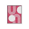 Picture of Bright Pink Abstract I  _GroupedProduct_Rectangle_Portrait_Canvas_Framed_