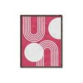 Picture of Bright Pink Abstract I  _GroupedProduct_Rectangle_Portrait_Canvas_Framed_