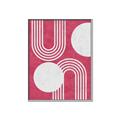 Picture of Bright Pink Abstract I  _GroupedProduct_Rectangle_Portrait_Canvas_Framed_