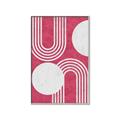 Picture of Bright Pink Abstract I  _GroupedProduct_Rectangle_Portrait_Canvas_Framed_