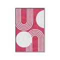 Picture of Bright Pink Abstract I  _GroupedProduct_Rectangle_Portrait_Canvas_Framed_