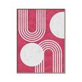 Picture of Bright Pink Abstract I  _GroupedProduct_Rectangle_Portrait_Canvas_Framed_