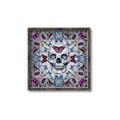 Picture of Butterfly Skull _GroupedProduct_Square_Canvas_Framed_